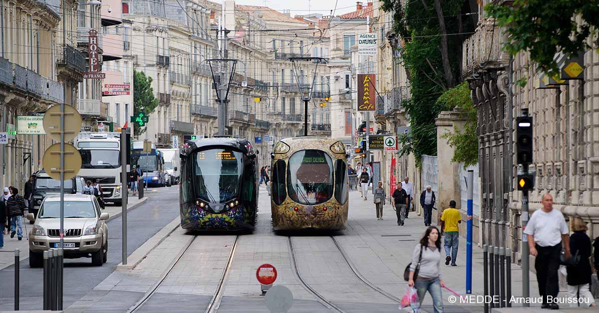 Le plus beau tramway de France se trouve à Montpellier 1 © MEDDE - Arnaud Bouissou