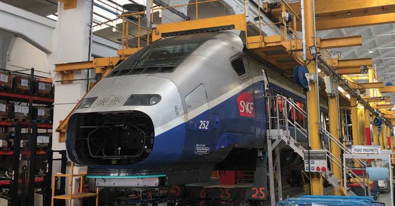 Technicentre de Bischheim. La deuxième vie des TGV Duplex 12 © Marie-Hélène Poingt