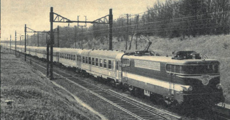 Il était une fois dans La Vie du Rail – 66) 200 km/h Paris - Bordeaux (1/2) 12 © G. Laforgerie