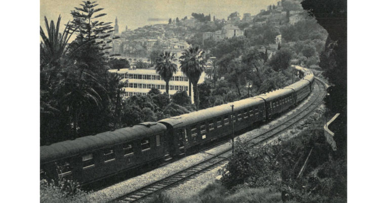 77) Projet d’électrification. Marseille - Vintimille (1/2) 2 © B. D.