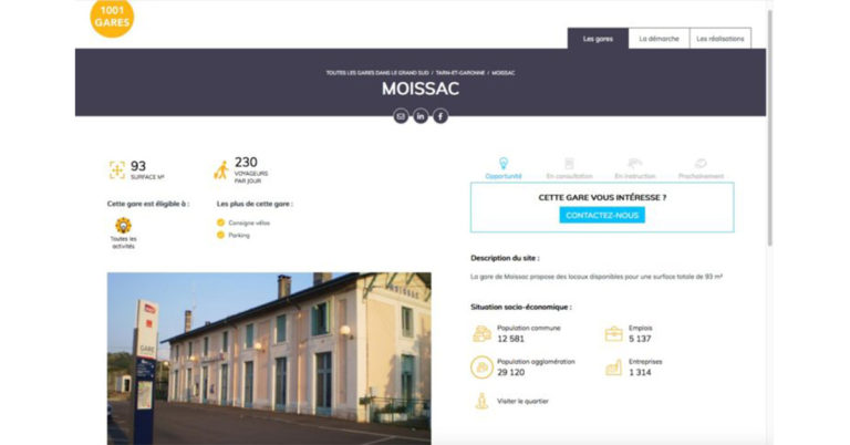 Gare de Moissac, locaux disponibles, 93 m², déposer un projet… 20 © DR