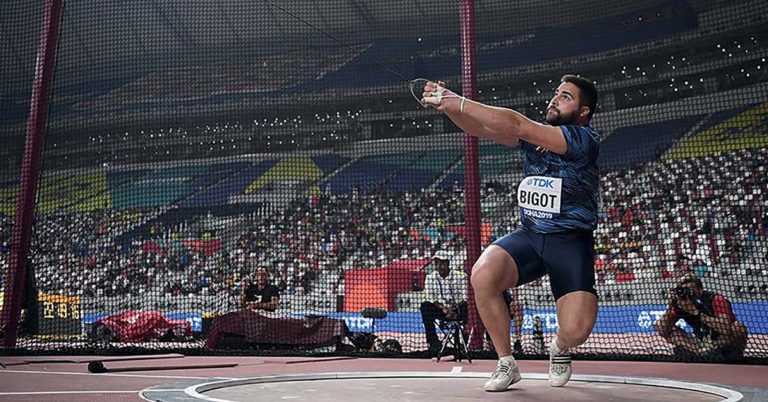 Quentin Bigot, conducteur de train, vice-champion du monde à Doha 16 © P. Millereau - S. Kempinaire/KMSP/FFA