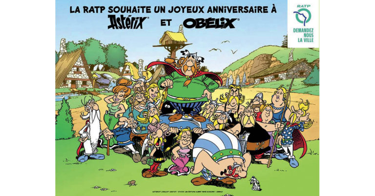 La RATP célèbre les 60 ans d’Astérix 10 La RATP célèbre les 60 ans d’Astérix
