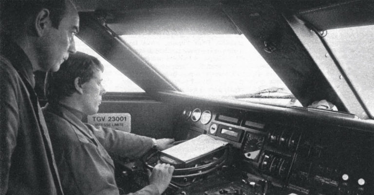 Il était une fois dans La Vie du Rail 108) TGV. Avec « Soph » et « Patrick » réunis pour la première fois à 260 km/h… Seconde partie 4 © Ph. Hérissé