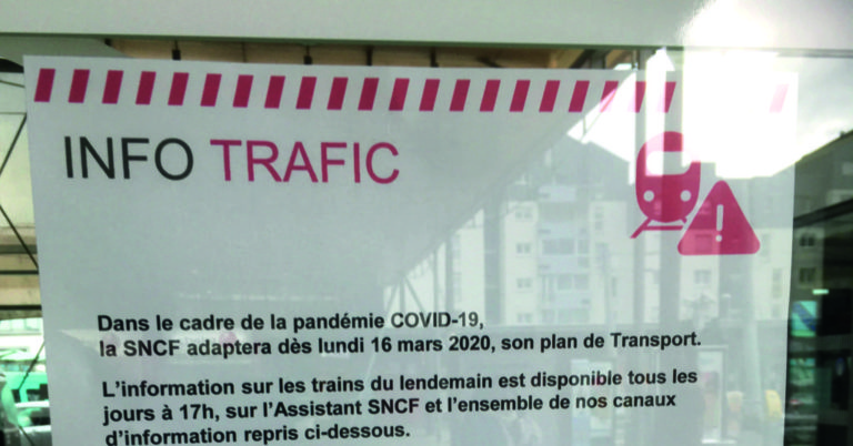15 % de TGV et des plans de transport « pandémie » dans quasiment toutes les régions 14 ©Marie-Hélène Poingt