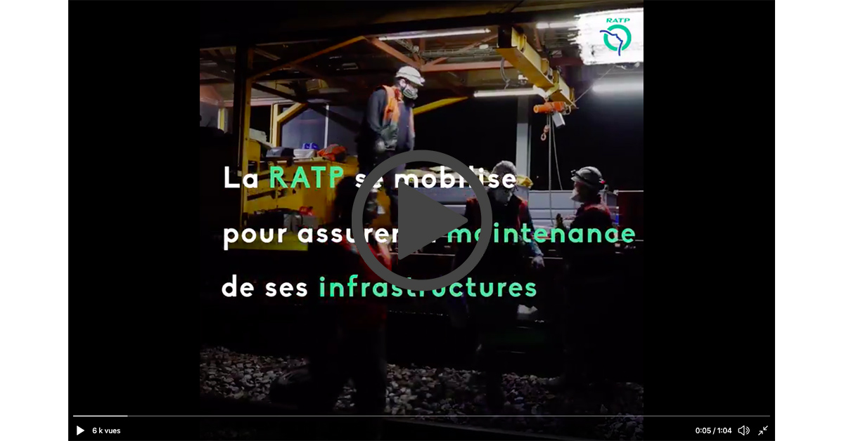 RATP- La maintenance au temps du coronavirus 1 RATP- La maintenance au temps du coronavirus