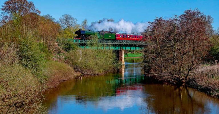 Mid-Norfolk Railway. La Flying Scotsman en visite au mois d’octobre 2021 4 © National Railway Museum