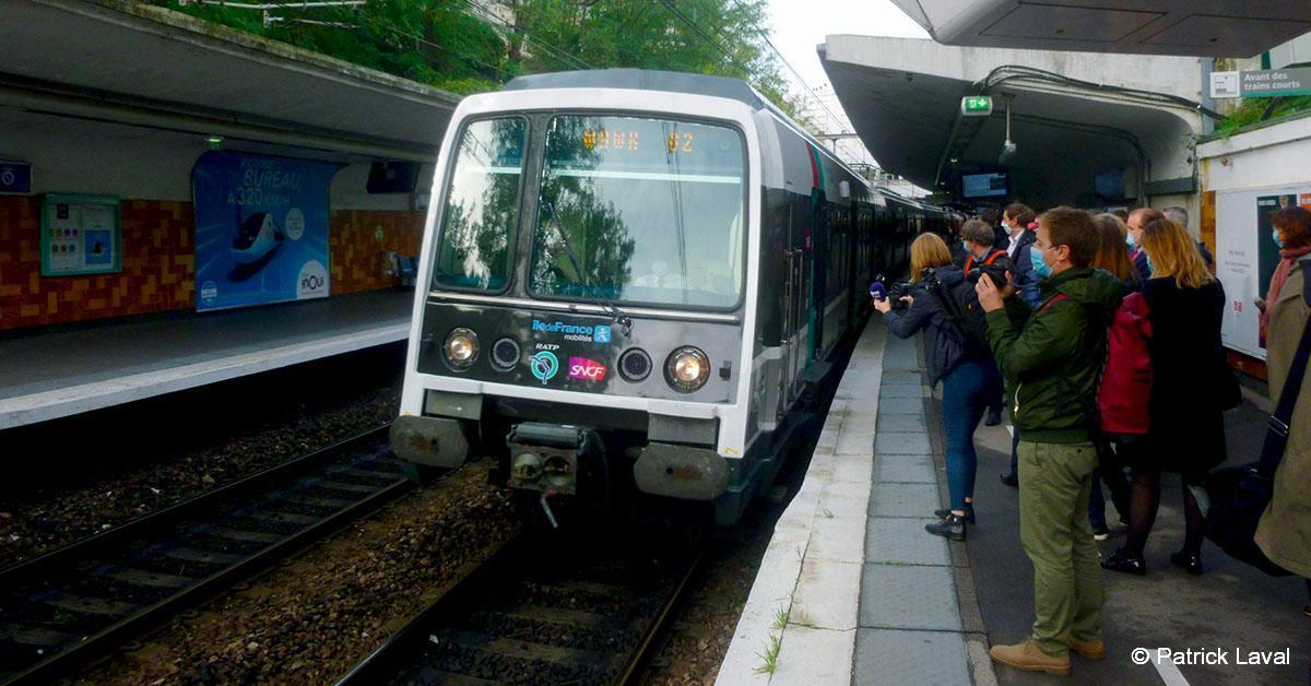 Mise en service du premier MI84 rénové sur le RER B 1 © Patrick Laval