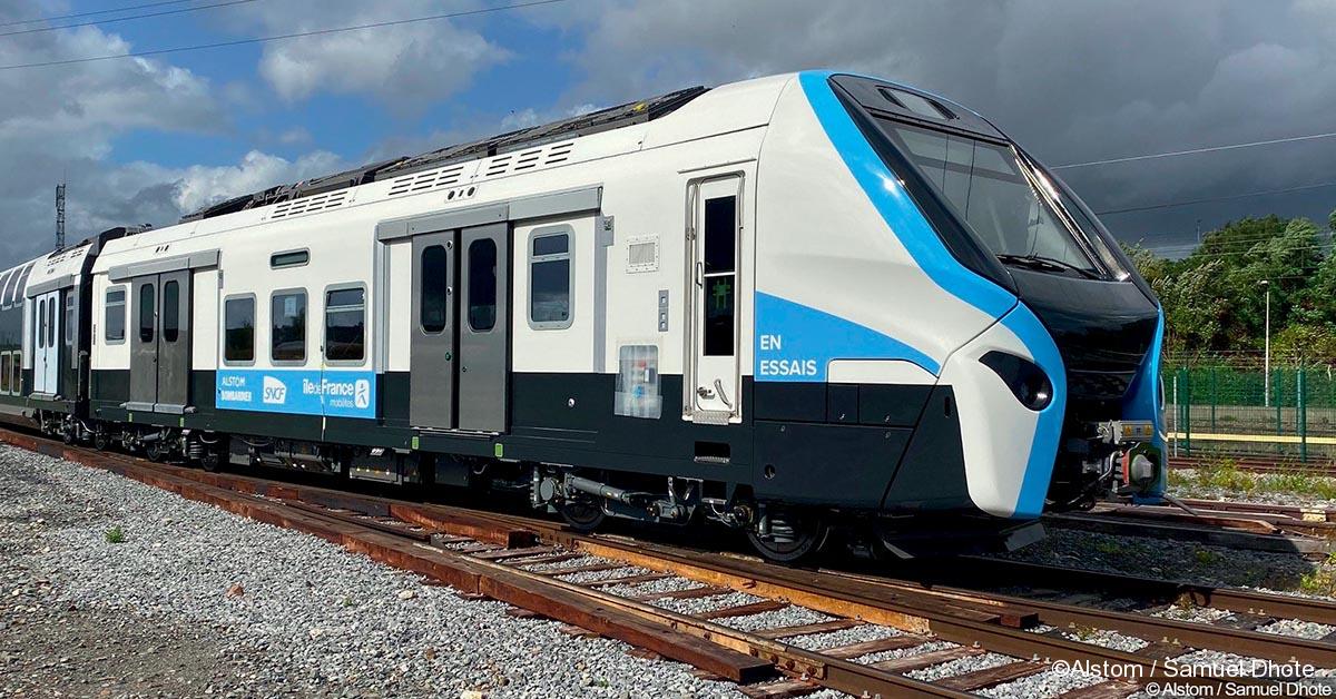 Ile-de-France. La première rame du RER NG dévoilée 1 ©Alstom / Samuel Dhote