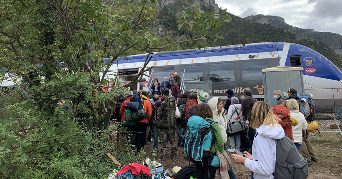 Après la tempête Alex, les circulations ferroviaires sont rétablies progressivement 1 Après la tempête Alex, les circulations ferroviaires sont rétablies progressivement