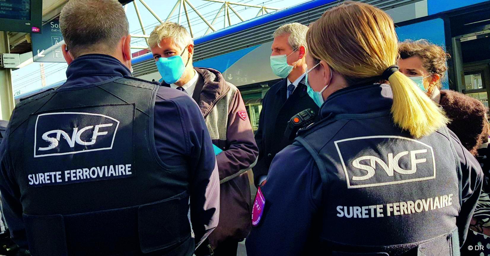 Auvergne-Rhône-Alpes. La région expérimente la vidéo-protection en temps réel dans les TER 1 © DR