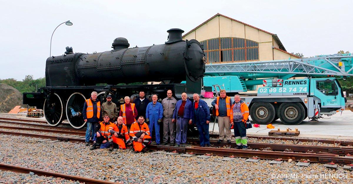 Patrimoine. La locomotive star a retrouvé sa chaudière 1 © APPMF Pierre HENOCH