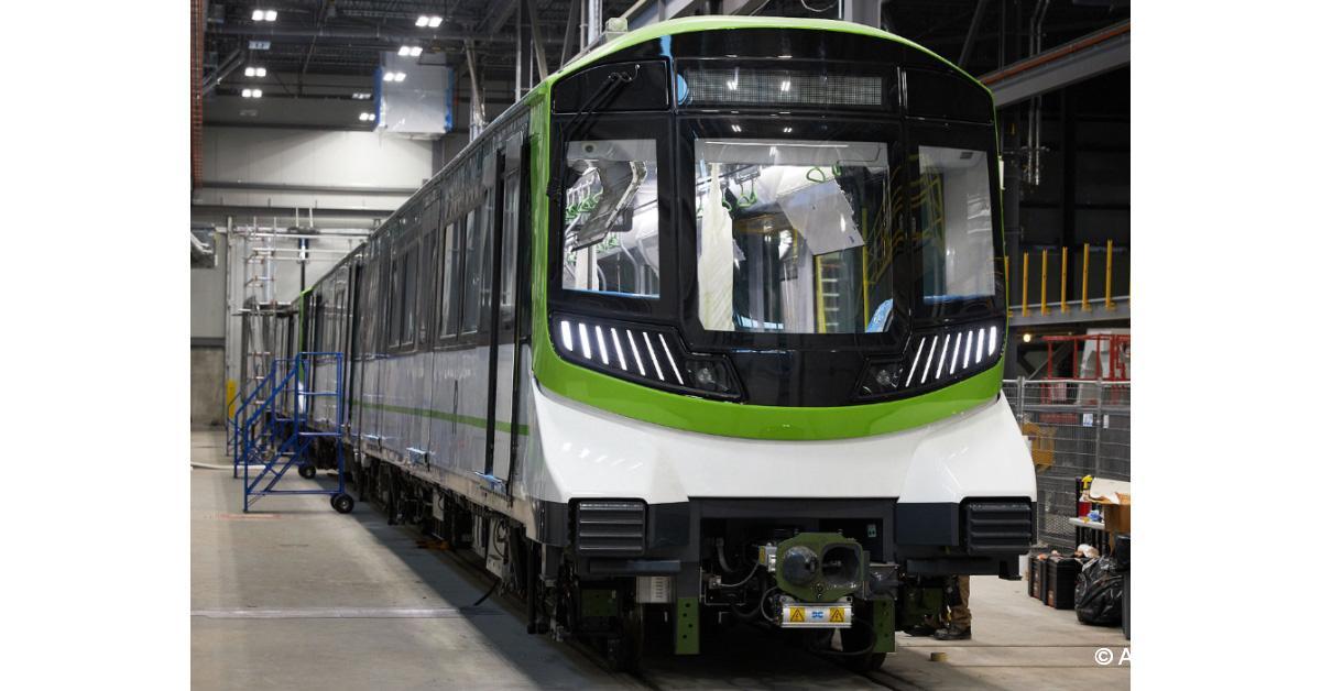 Canada. Voici la première rame du Réseau express de Montréal 1 © Alstom/ C. Fleury