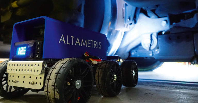 Maintenance. Des robots pour les visites sous caisse des matériels roulants 4 © Altametris