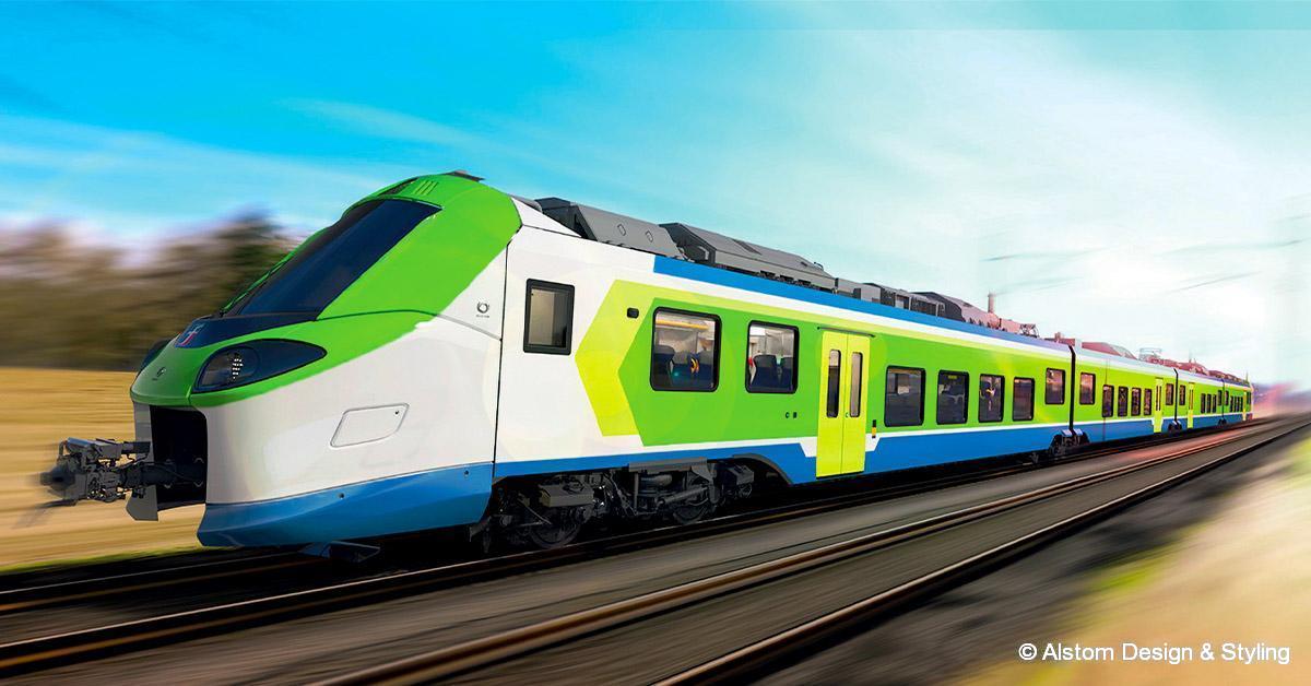Italie. Alstom choisi pour le premier projet de train à hydrogène 1 © Alstom Design & Styling