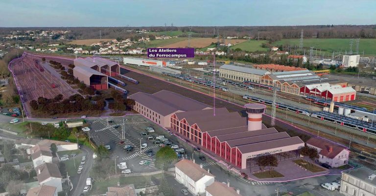 Technicentre. Le Ferrocampus de Saintes sur la bonne voie 4 © DR