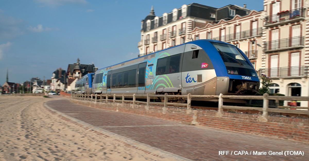 Normandie. Une nouvelle offre adaptée au télétravail dans les TER 1 RFF / CAPA / Marie Genel (TOMA)