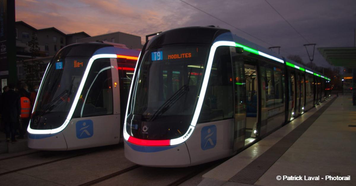 Ile-de-France. T9, le premier tram IDFM 1 © Patrick Laval - Photorail