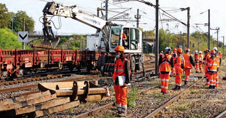 Modernisation. Plus de 2,8 milliards d’euros pour le réseau ferré en 2021 (Seconde partie) 16 © SNCF Réseau/Jean-Jacques d’Angelo