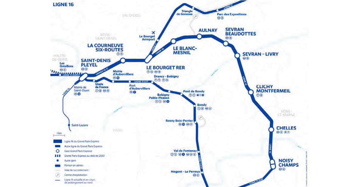 Ile-de-France. La SGP attribue à Eiffage l’aménagement de deux gares du Grand Paris Express 1 Ile-de-France. La SGP attribue à Eiffage l’aménagement de deux gares du Grand Paris Express