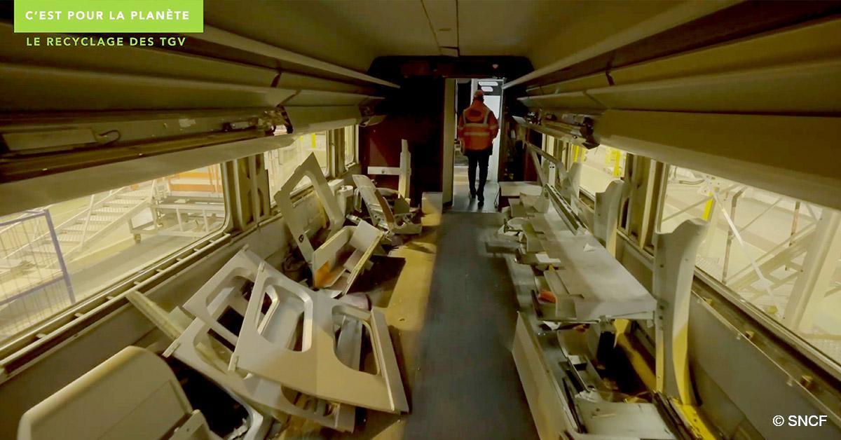 Vidéo. Comment recycle-t-on 92 % d’un TGV ? 1 © SNCF