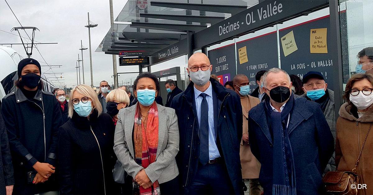 Auvergne-Rhône-Alpes. Le tram T7 en service dans l’est lyonnais 1 © DR