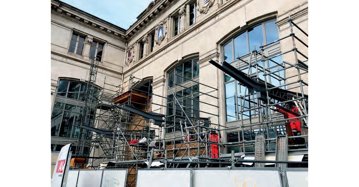 Restauration de la marquise de Toulouse-Matabiau. C’est tout un art ! 1 © SNCF Réseau