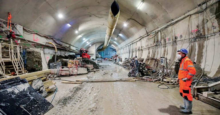 Eole. Dernière ligne droite sous Paris 4 © Direction du Projet EOLE - SNCF Réseau