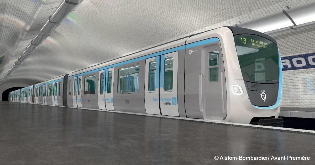 Ile-de-France. La RATP choisit la solution CBTC d’Alstom pour 44 rames du métro 1 © Alstom-Bombardier/ Avant-Première