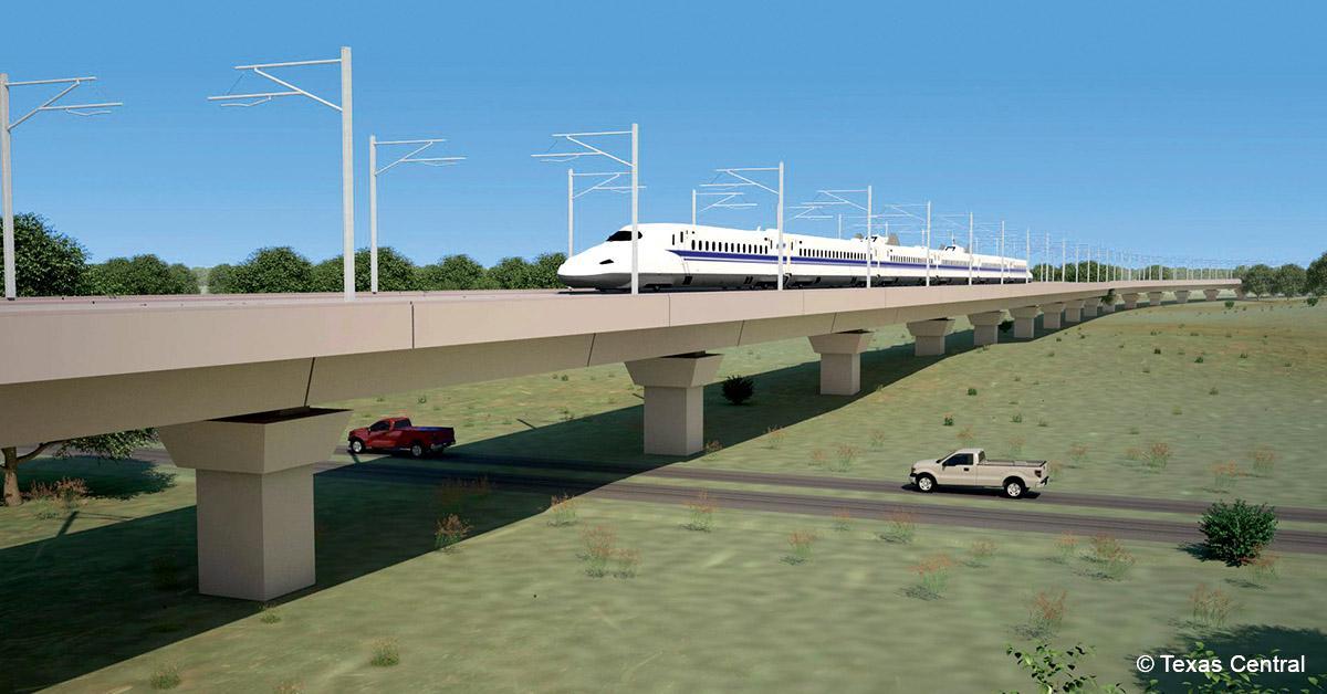 Etats-Unis. Un contrat de 16 milliards de dollars pour construire la ligne à grande vitesse texane 1 © Texas Central