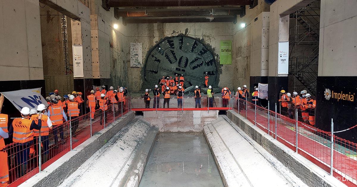 Le tunnel du prolongement de la ligne 11 du métro est terminé 1 © DR