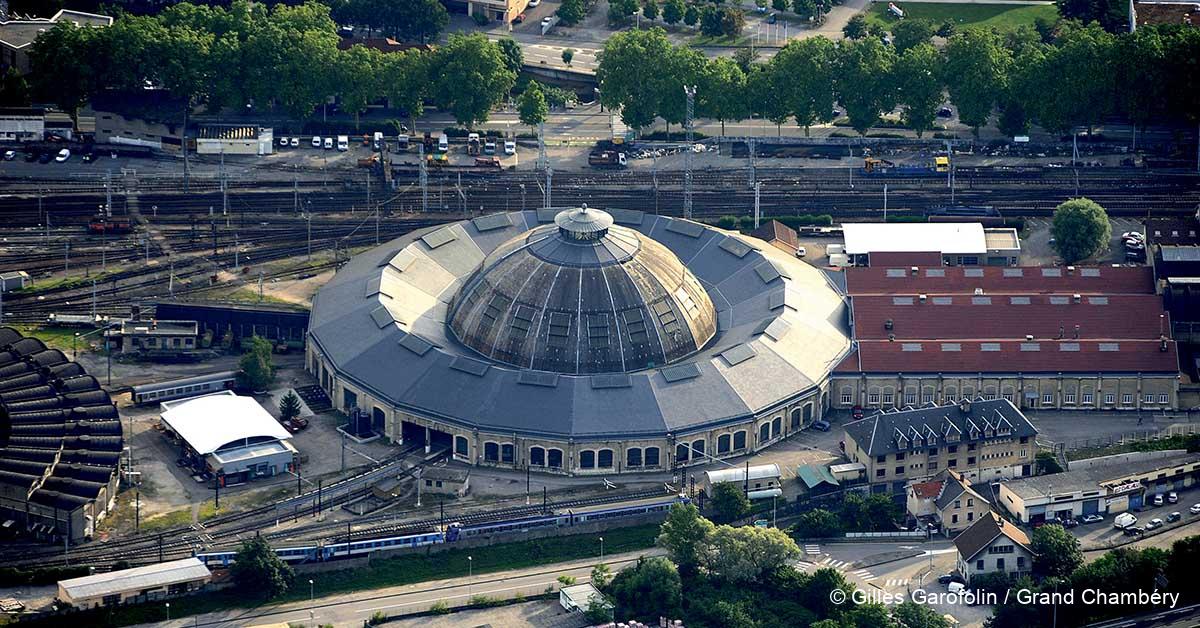 France 3. La rotonde ferroviaire de Chambéry, futur monument préféré des Français 1 © Gilles Garofolin / Grand Chambéry