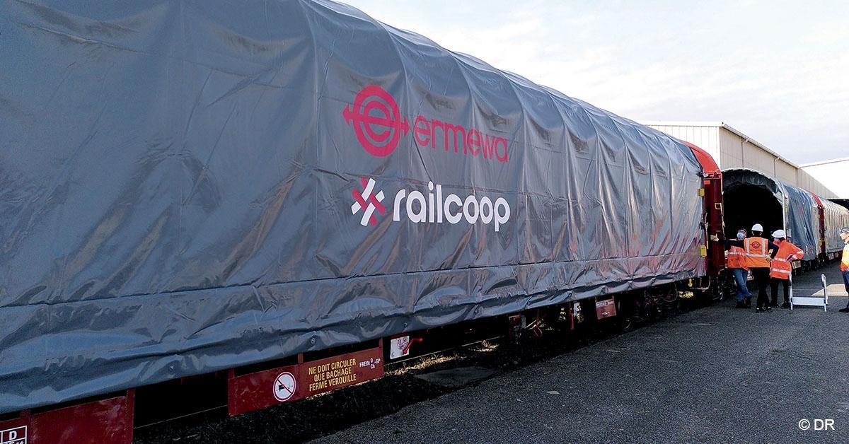 La coopérative Railcoop a lancé son premier train de fret 1 © DR