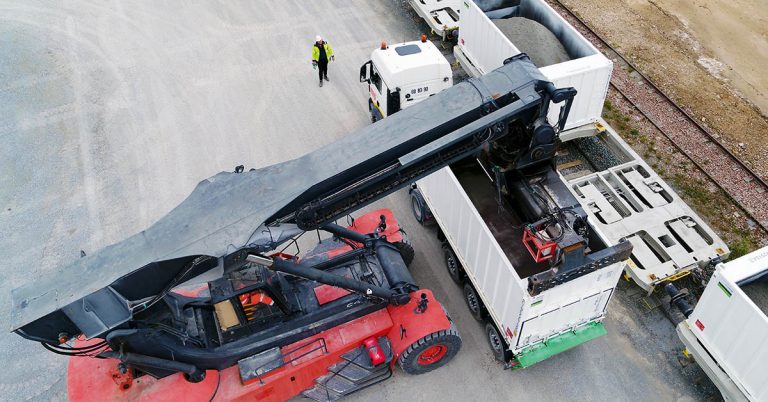 Marchandises. Le défi des Carrières de l’Ouest pour créer un système de « double-fret » 18 © Carrières de l’Ouest
