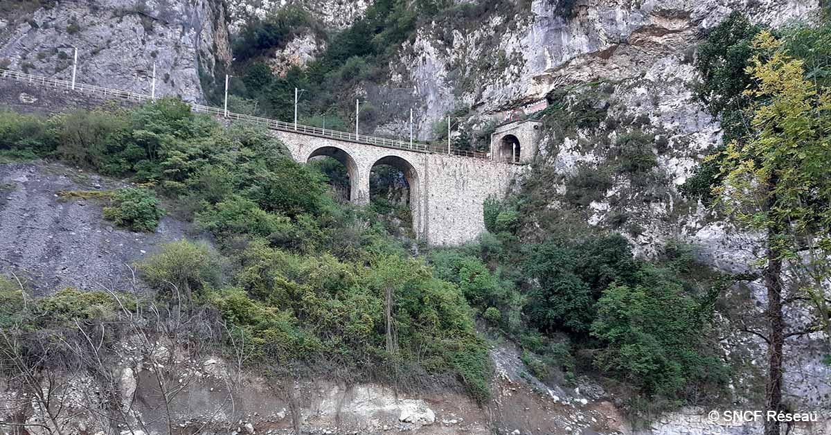 Vallée de la Roya. Fin des travaux en janvier 1 © SNCF Réseau