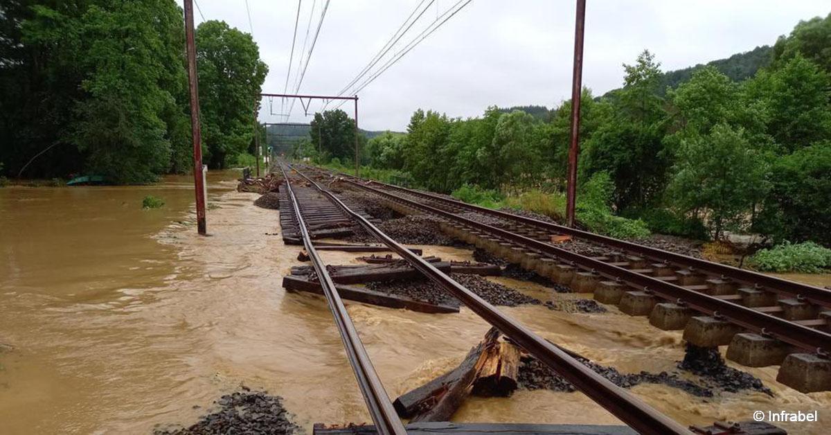 Les transports face au dérèglement climatique 1 © Infrabel