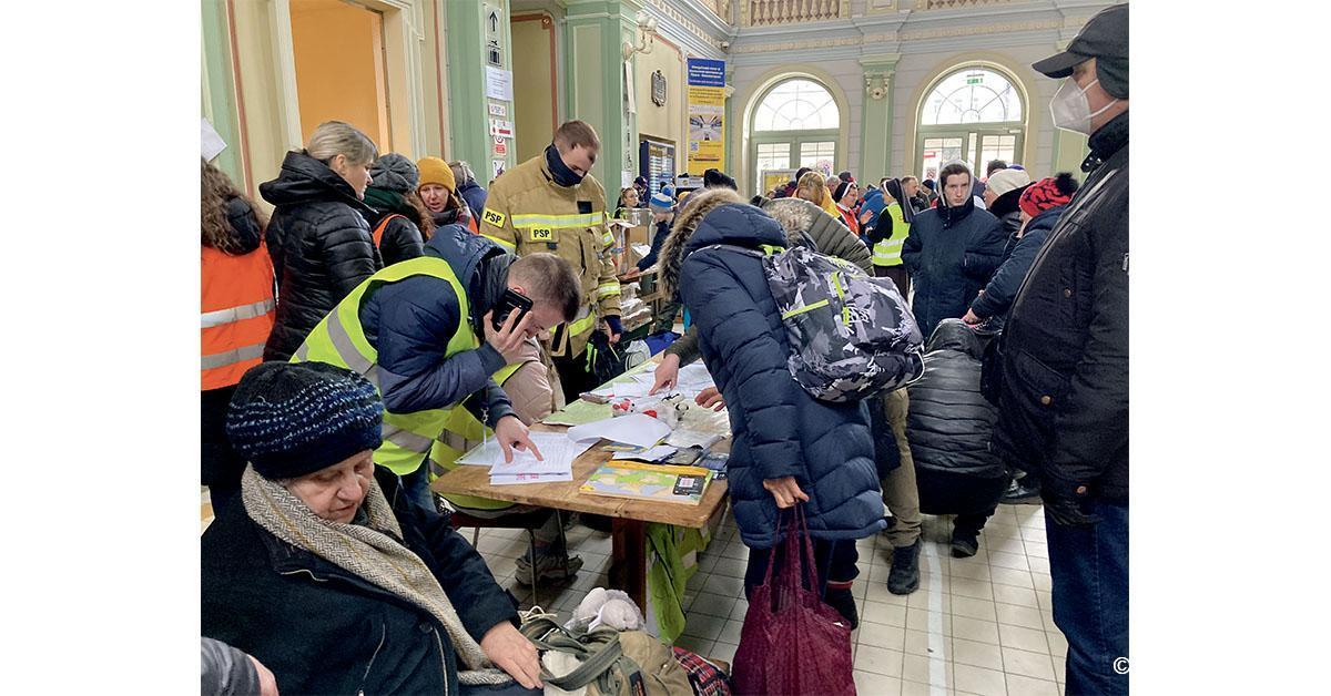 Guerre en Ukraine. En gare de Przemyśl, la solidarité européenne passe par les rails 1 © Samuel Delziani