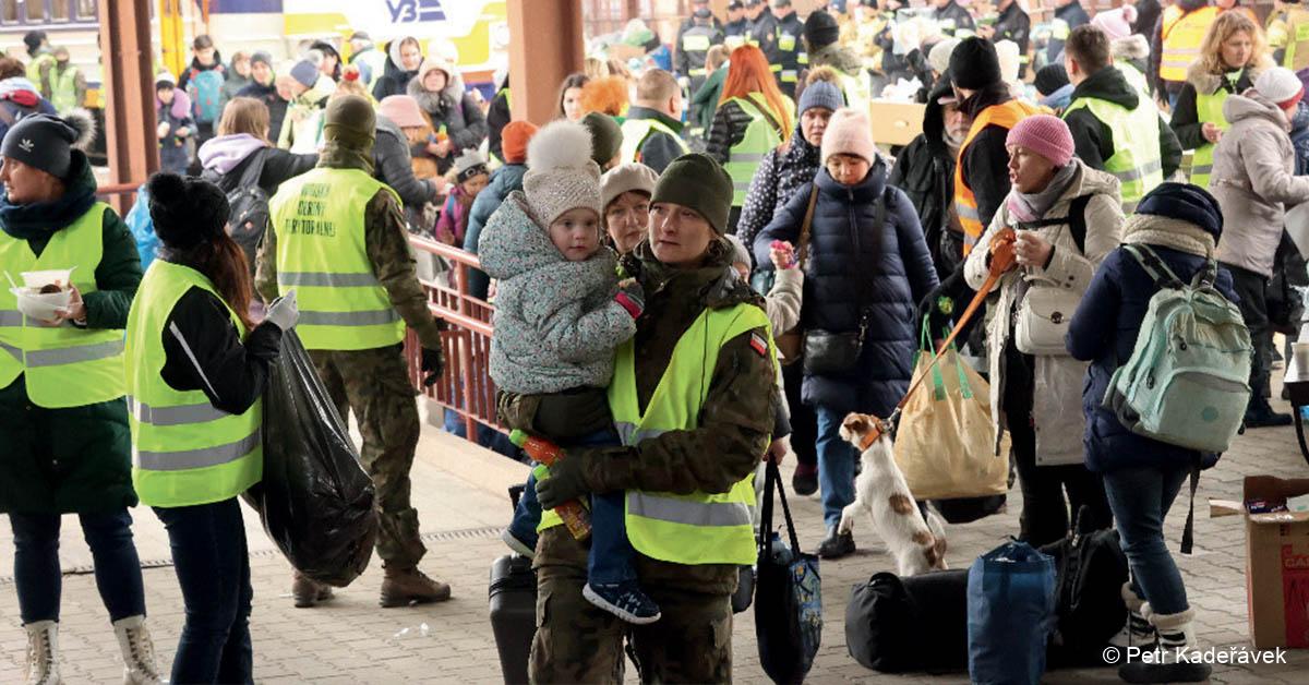 Un « pont ferroviaire » pour les réfugiés ukrainiens 1 © Petr Kadeřávek