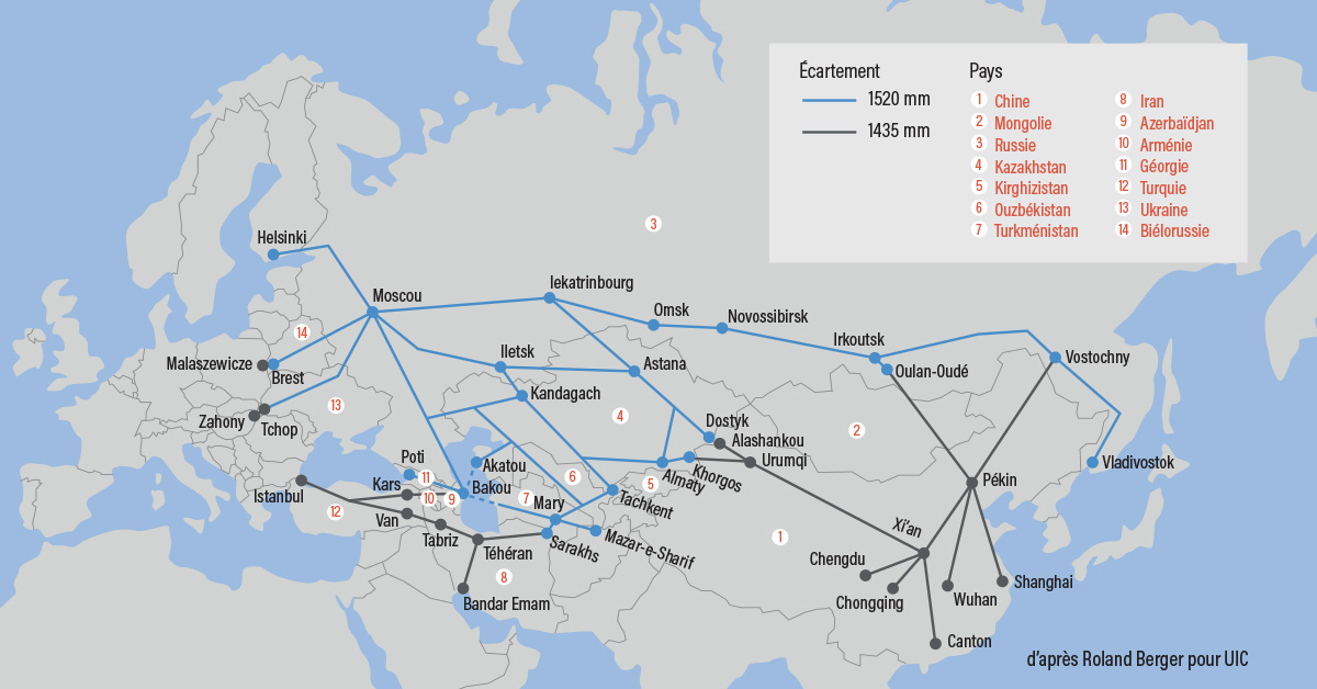 Fret. Les nouvelles routes de la soie 1 Fret. Les nouvelles routes de la soie