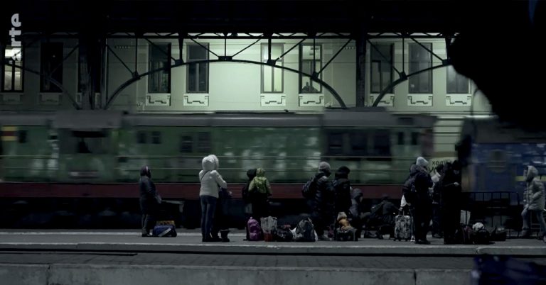 Arte. Reportage à bord des trains ukrainiens 10 © Arte