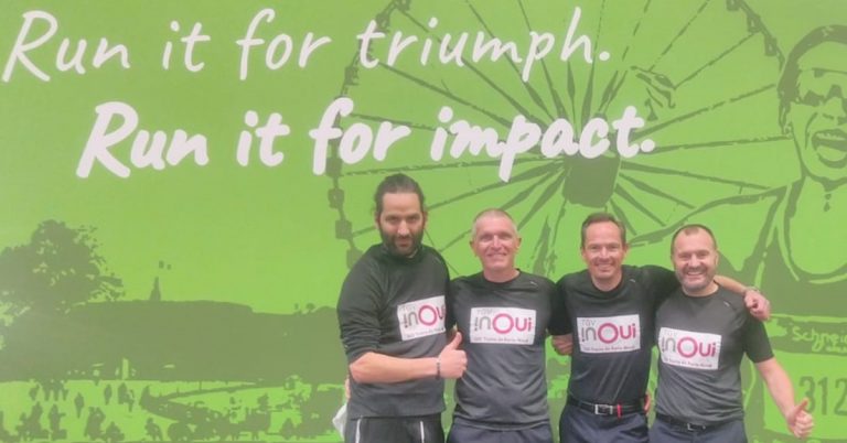 Marathon de Paris. Des cheminots finishers 20 © DR/TGV Inoui