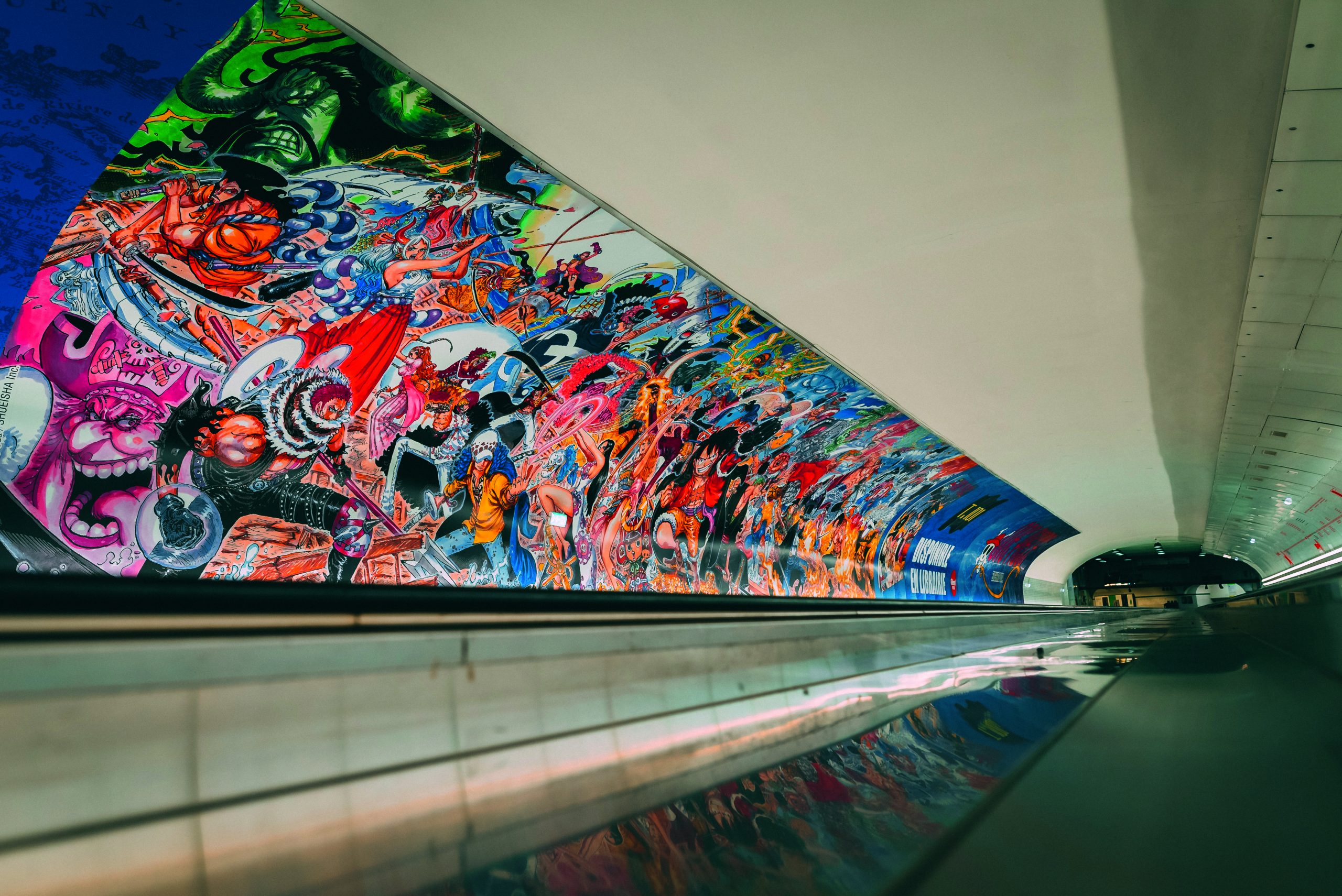 Les 25 ans de One Piece célébrés dans les transports en commun 1 © Valentin Nauton