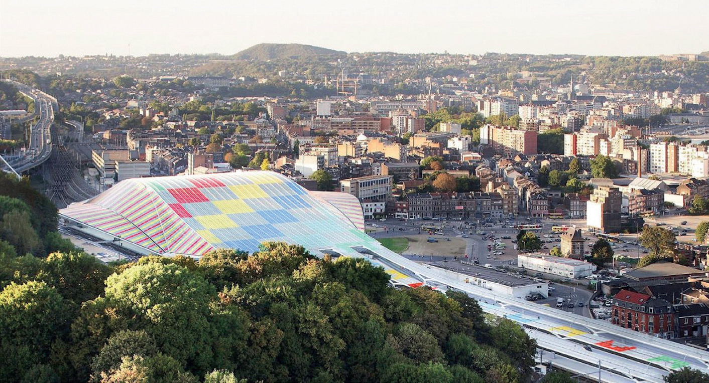 Belgique. Liège-Guillemins bientôt colorée par Daniel Buren 1 Belgique. Liège-Guillemins bientôt colorée par Daniel Buren