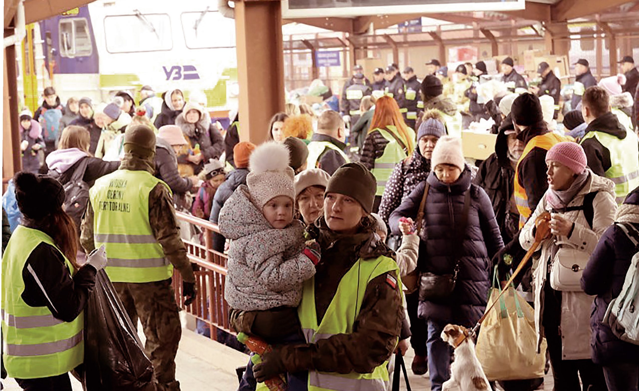 Ukraine : en gare de Przemysl, la solidarité européenne passe par les rails 1 Ukraine : en gare de Przemysl, la solidarité européenne passe par les rails