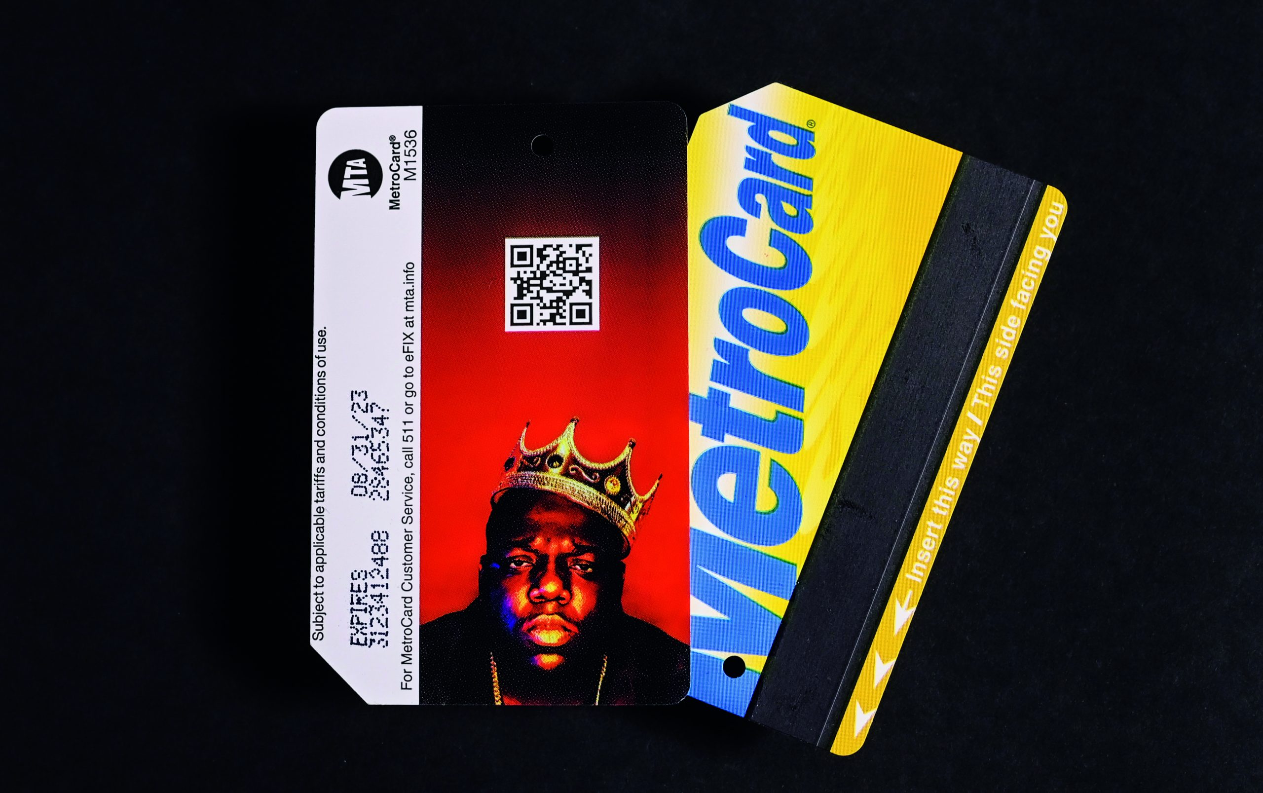 New York. La MTA rend hommage au rappeur de Brooklyn Notorious Big 1 © MTA