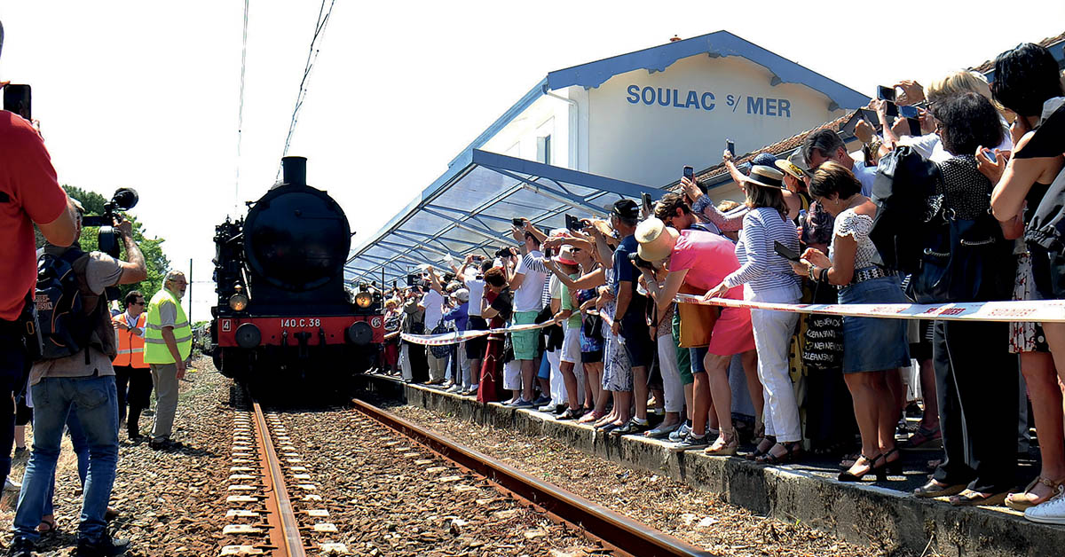 Soulac 1900 : le train à vapeur fait son retour 1 © Bernard CHUBILLEAU