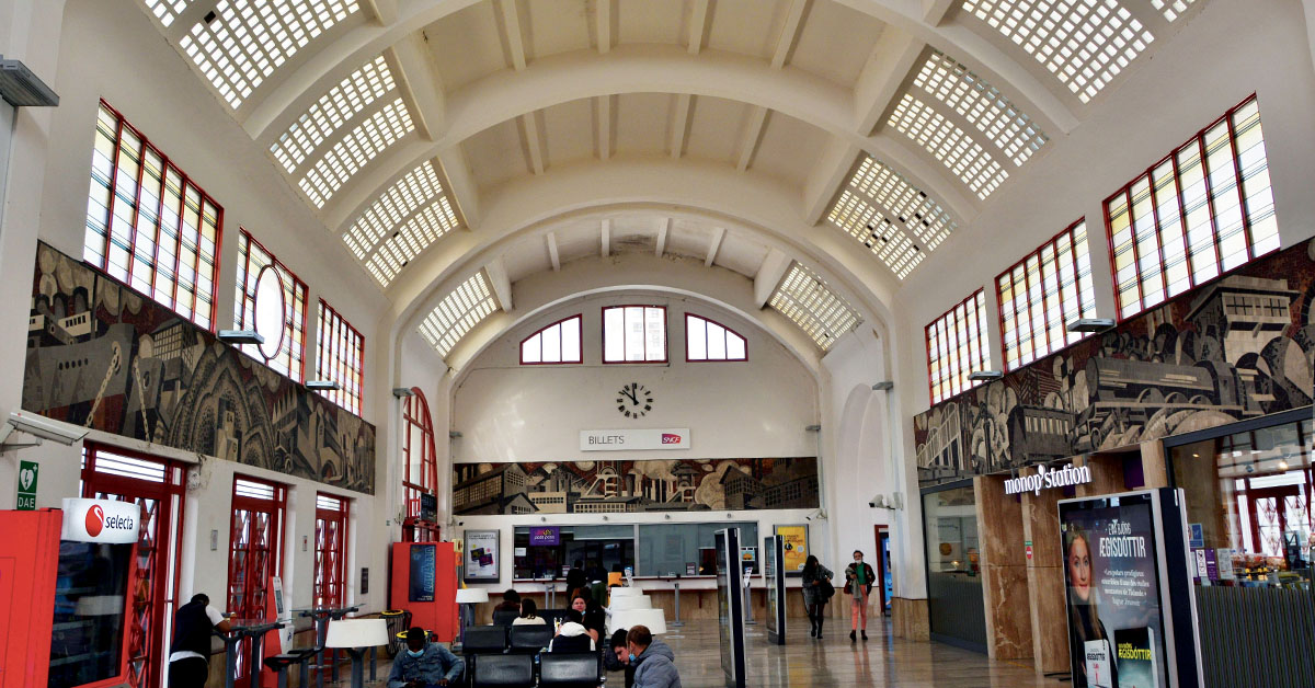 La gare de Lens, bijou de l’Art déco 1 © Jean-Georges LETURGIE
