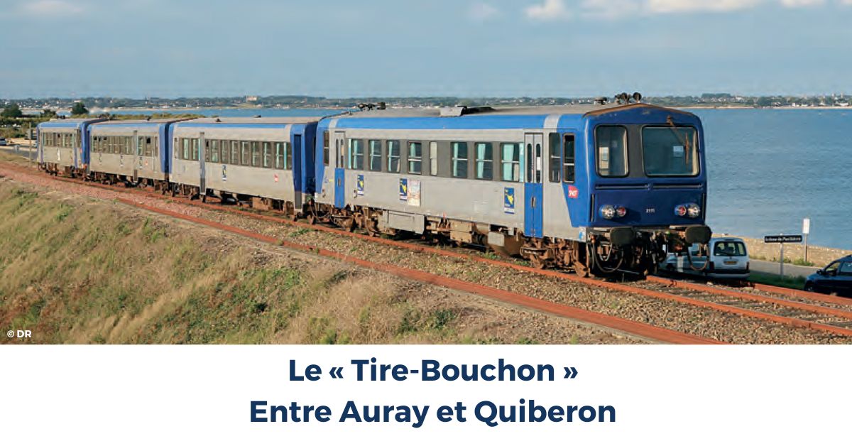 Ligne le « Tire-Bouchon » entre Auray et Quiberon 1 © DR