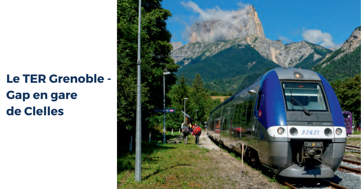 5 lignes de TER qui subliment la France - Gap – Grenoble – TER Auvergne - Rhône – Alpes 1 © Jvillafruela / Wikimédia Commons