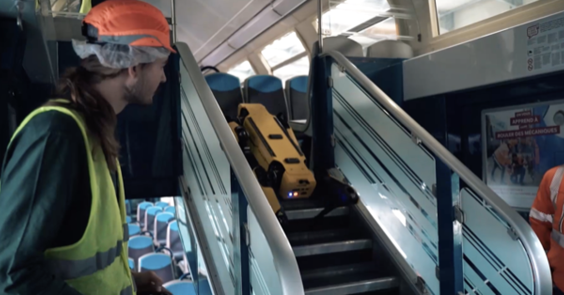 Innovation. La SNCF teste un robot nettoyeur dans ses trains 1 Innovation. La SNCF teste un robot nettoyeur dans ses trains